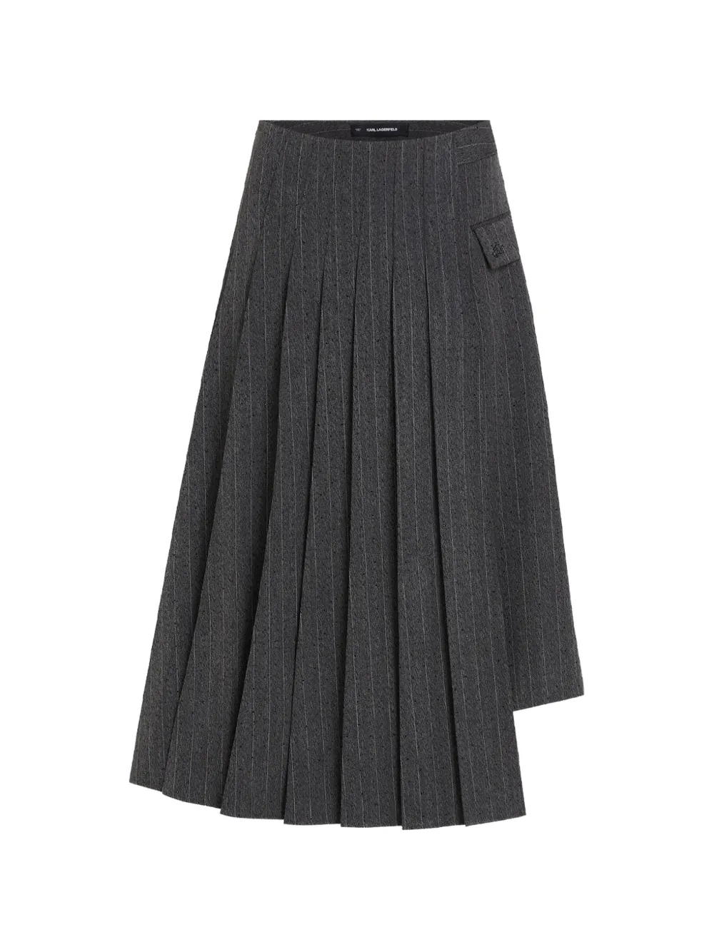Karl Lagerfeld pinstripe-pattern pleated skirt