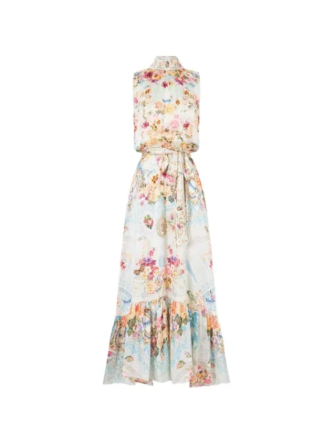 Camilla floral-print silk maxi dress