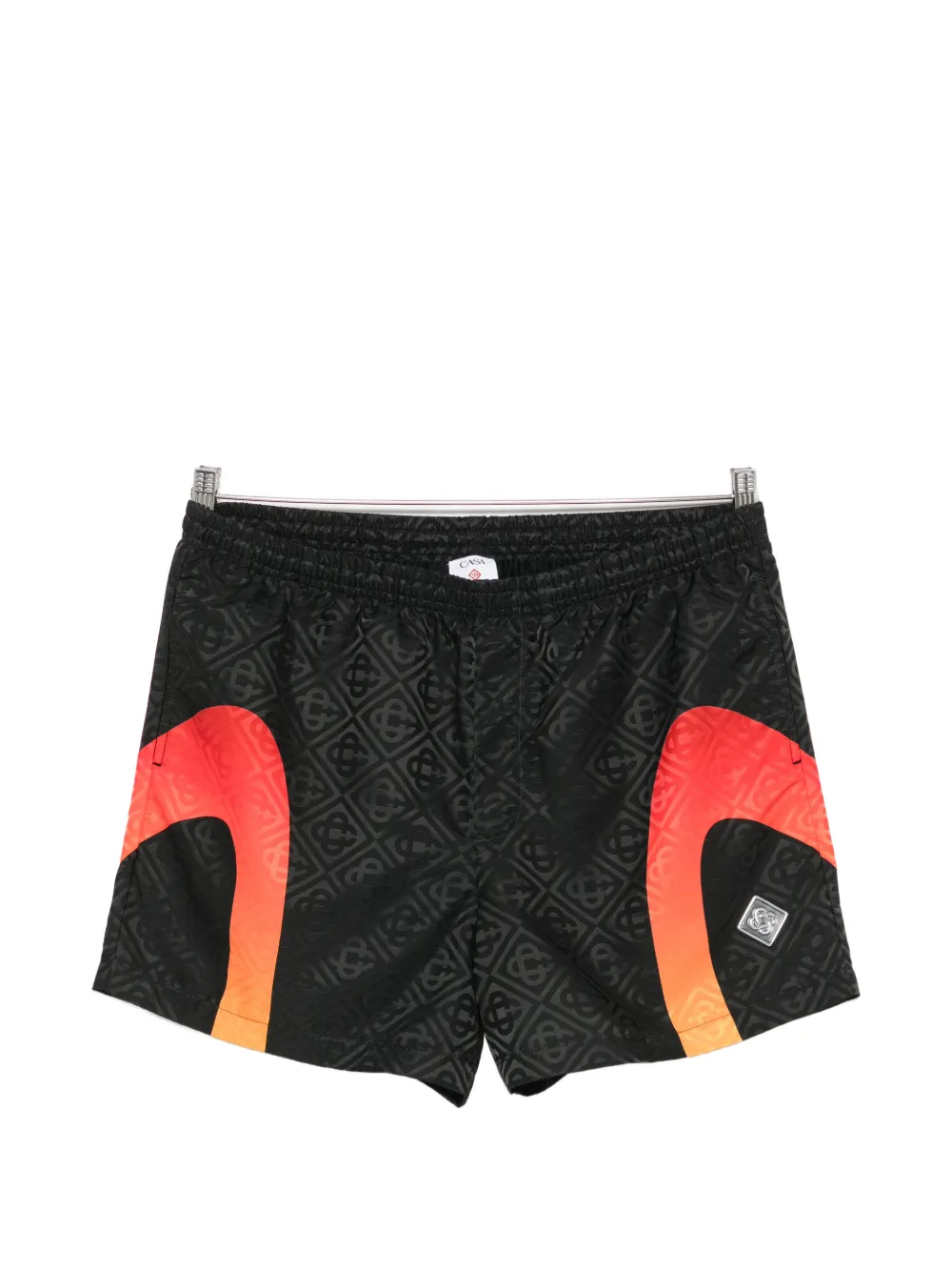Casablanca monogram-jacquard swim shorts - Nero