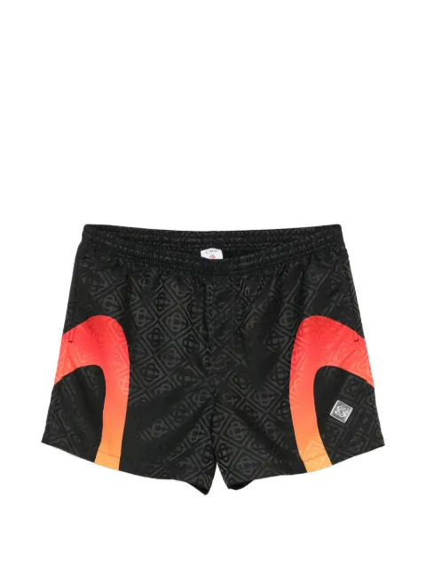 Casablanca monogram-jacquard swim shorts
