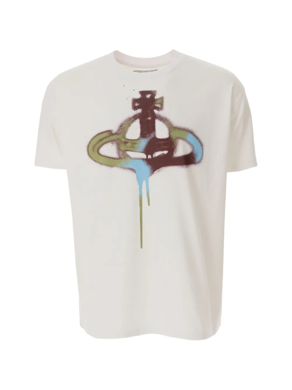 Vivienne Westwood T-shirt Spray Orb - Bianco