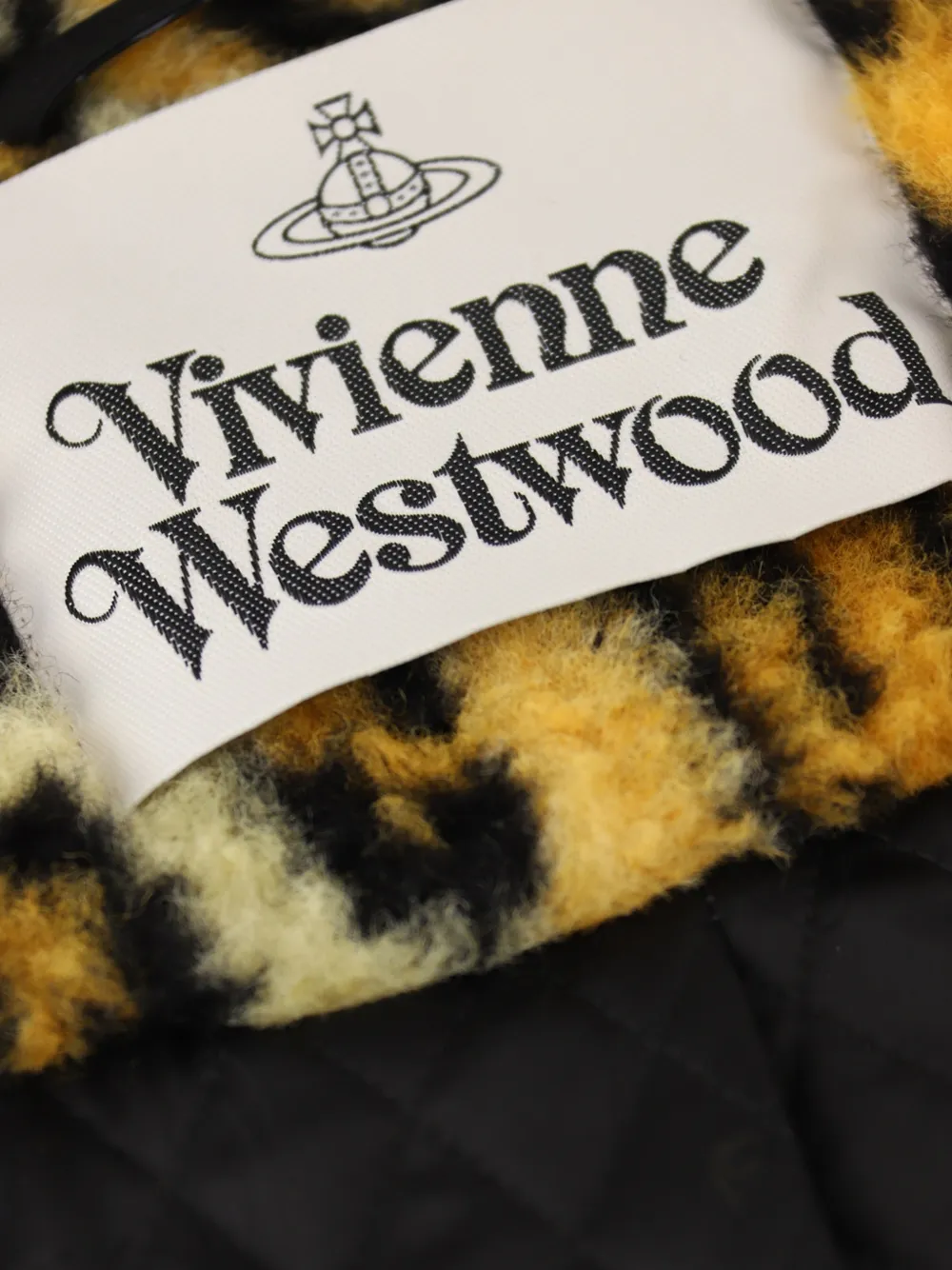 Vivienne Westwood Wittgenstein jas met luipaardprint Oranje
