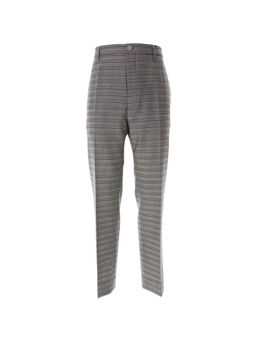 Vivienne Westwood Pantaloni gessati Cruise in lana - Grigio