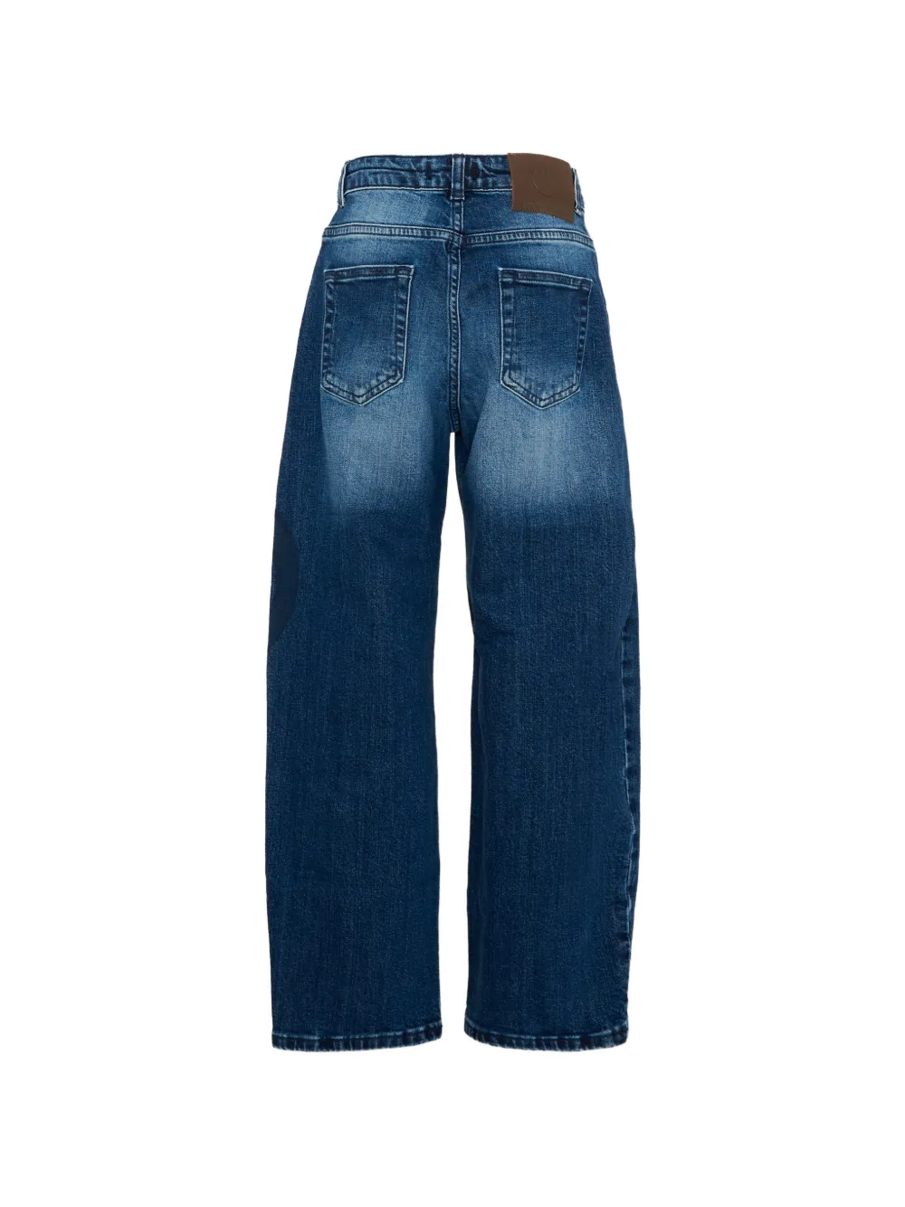 Barrow kids Jeans met logoprint Blauw
