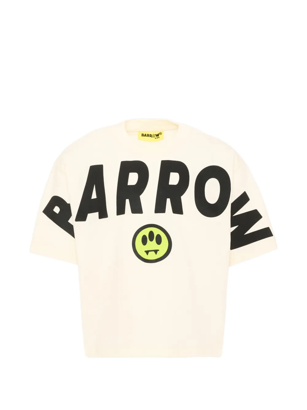 Barrow kids logo-print cotton T-shirt - Toni neutri