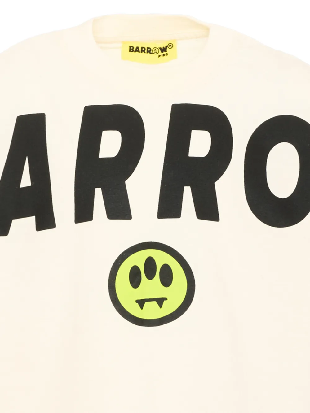 Barrow kids Katoenen T-shirt met logoprint Beige
