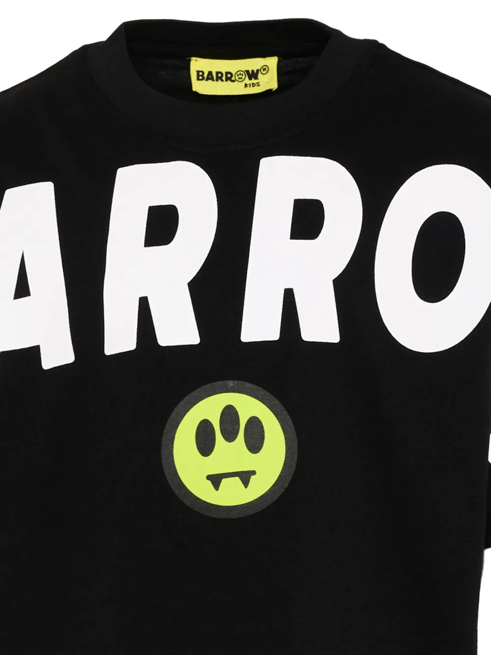Barrow kids Katoenen T-shirt met logoprint Zwart