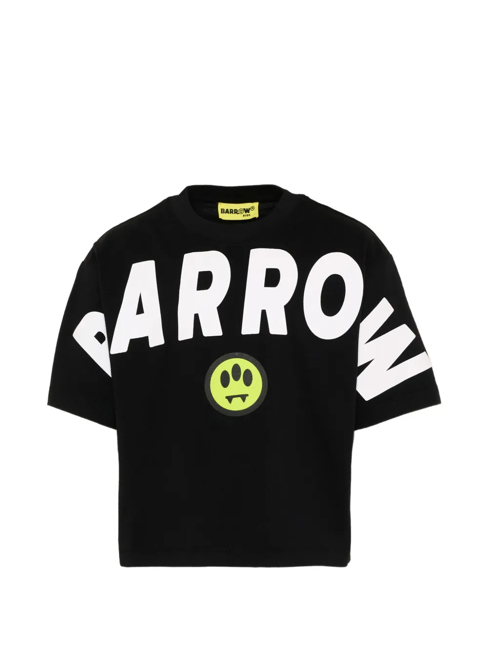 Barrow kids logo-print cotton T-shirt - Nero