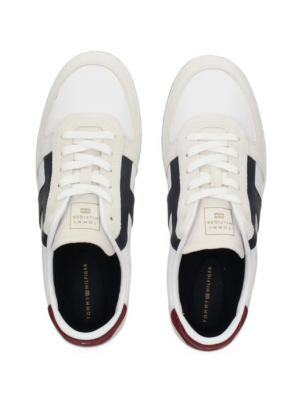 Tommy Hilfiger TH Tribeca leather sneakers Wit