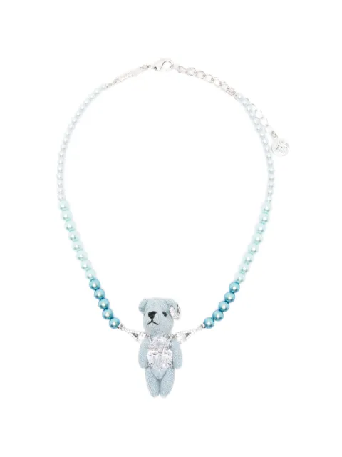 YVMIN collar con colgante de oso y cuentas