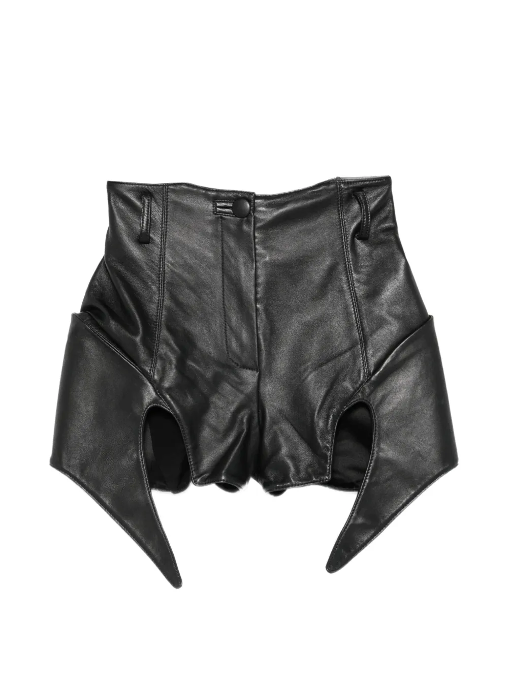 MITILIANE COUTURE cut-out leather shorts