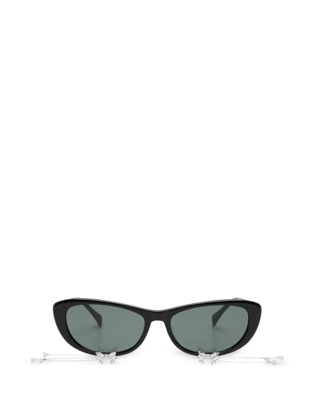 YVMIN Kitten Whisker cat-eye sunglasses - Nero