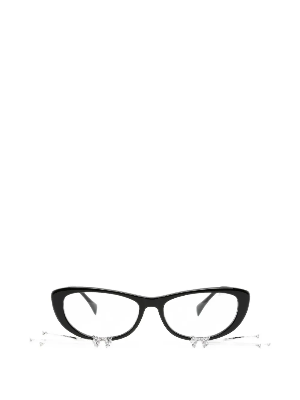 YVMIN embellished cat-eye sunglasses - Schwarz