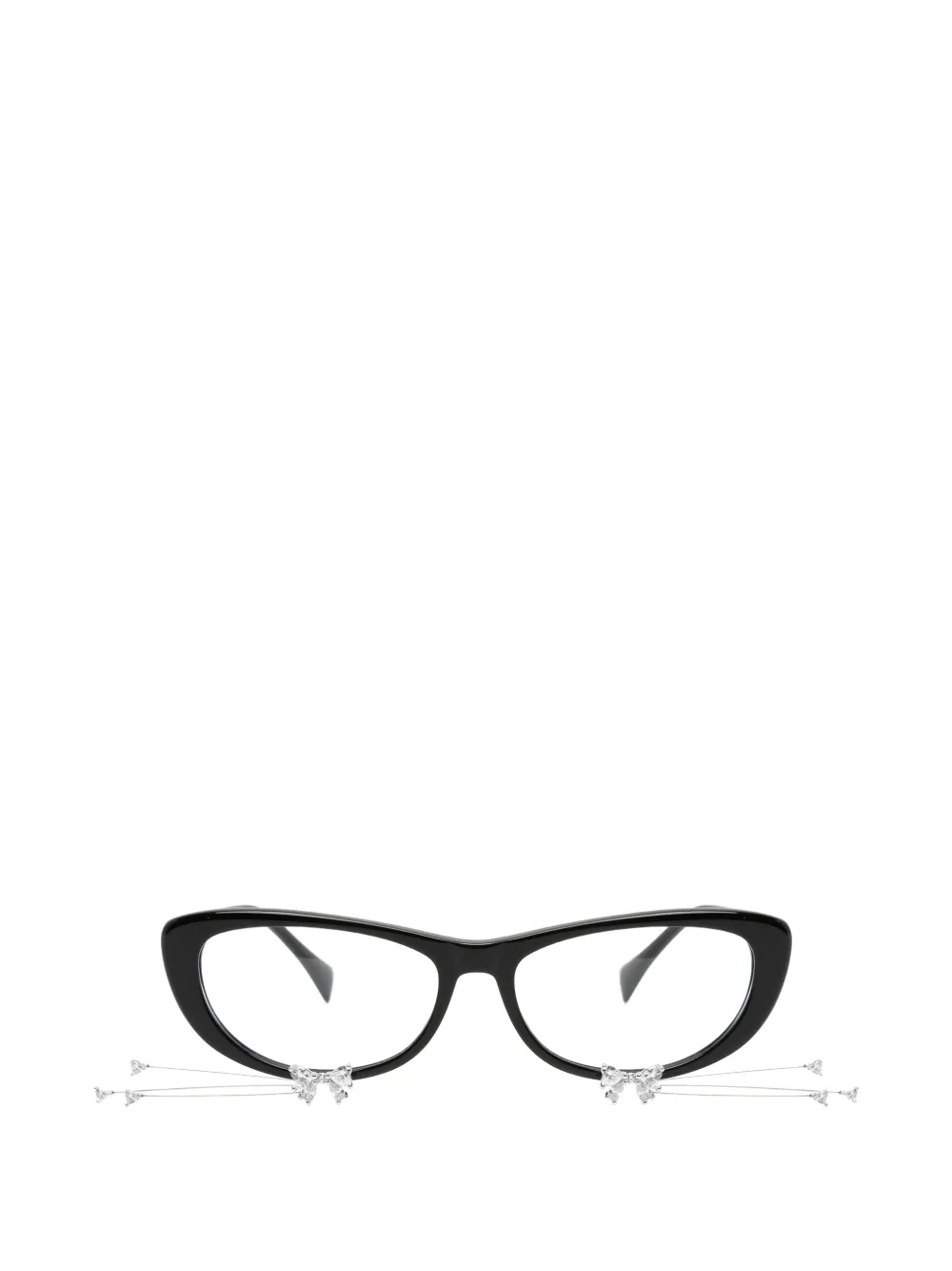 YVMIN embellished cat-eye sunglasses - Nero