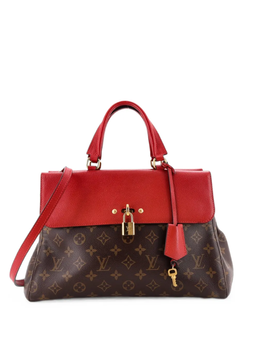 Louis Vuitton Pre-Owned Venus Handbag Monogram Canvas and Leather satchel - Rosso