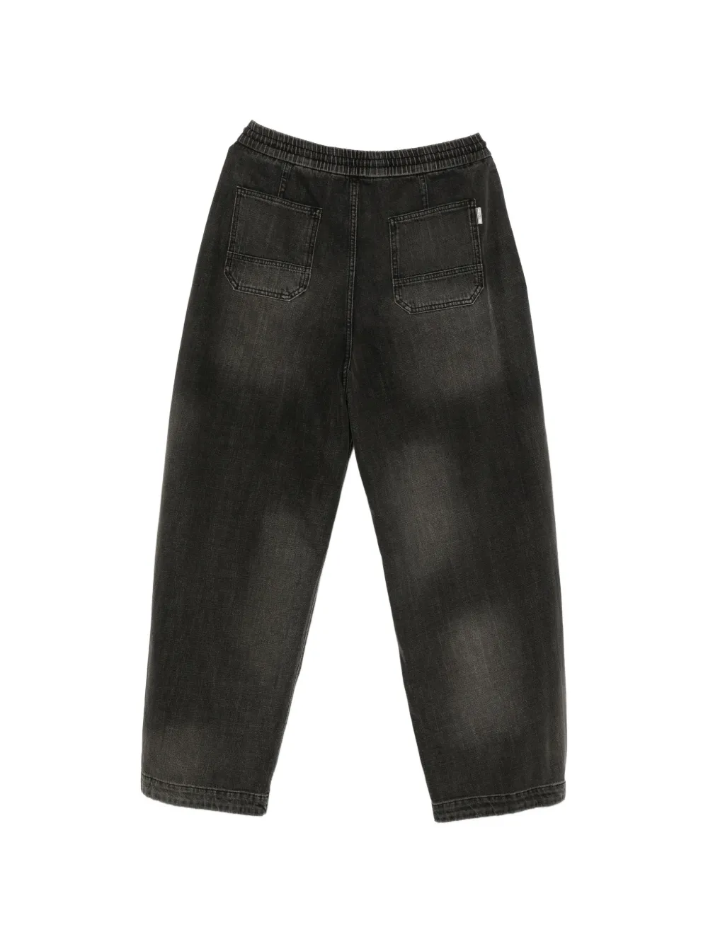 Juun.J Geplooide jeans Zwart