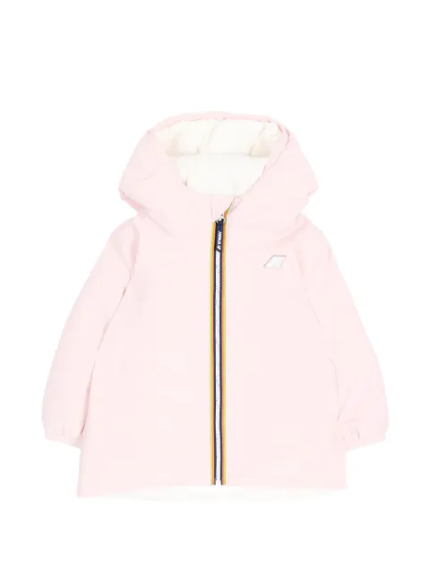 K Way Kids hooded puffer jacket