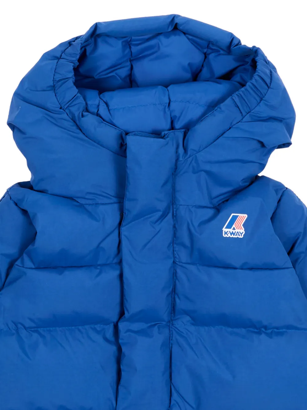 K Way Kids Gewatteerd jack met capuchon Blauw