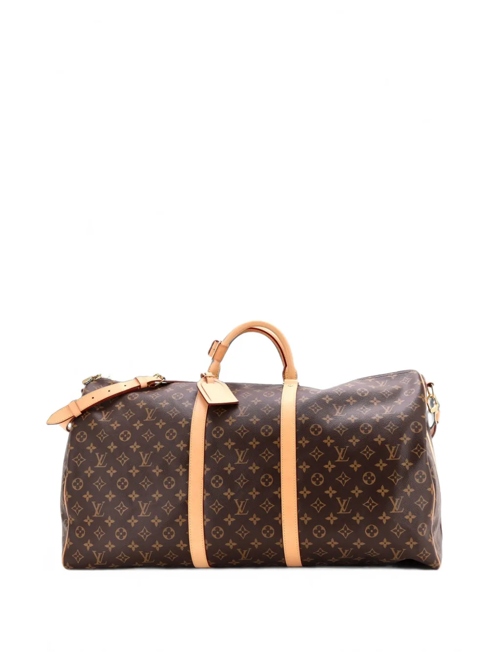 Louis Vuitton Pre-Owned Keepall Bandouliere Bag Monogram Canvas 60 travel bag - Braun