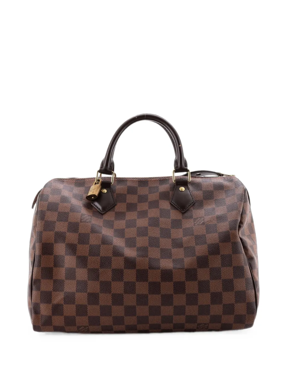 Louis Vuitton Pre-Owned Speedy Handbag Damier 30 satchel - Marrone