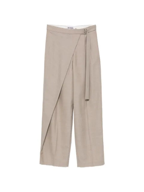ROSSI Ilon wrap-front trousers
