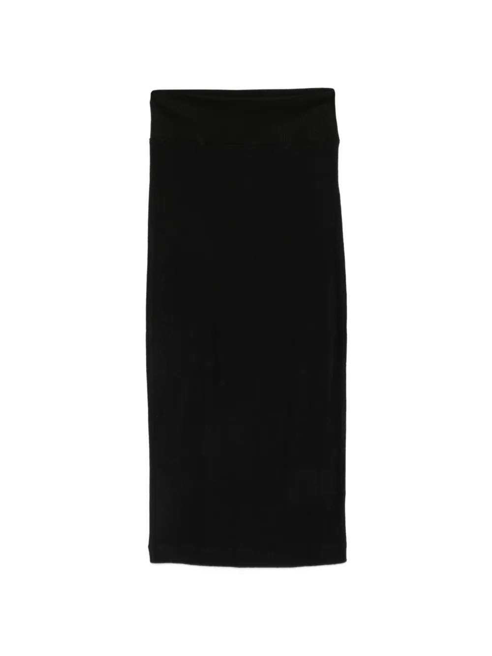 Thom Krom Ribbed-knit Pencil Skirt In Black