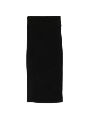 ENTIRE STUDIOS Ruched Skirt | Black | FARFETCH
