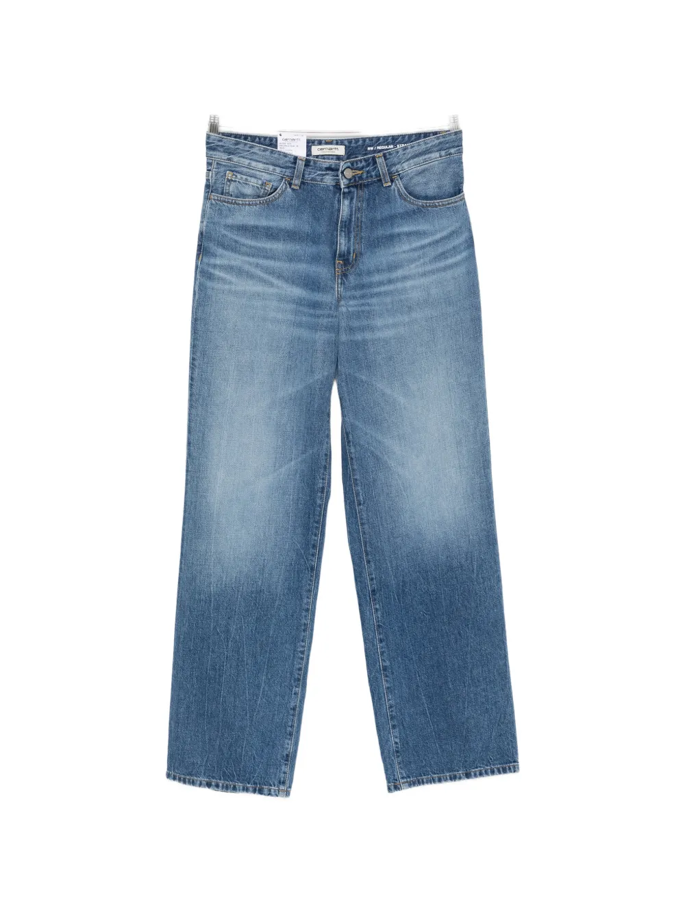Carhartt WIP faded straight-leg jeans - Blau