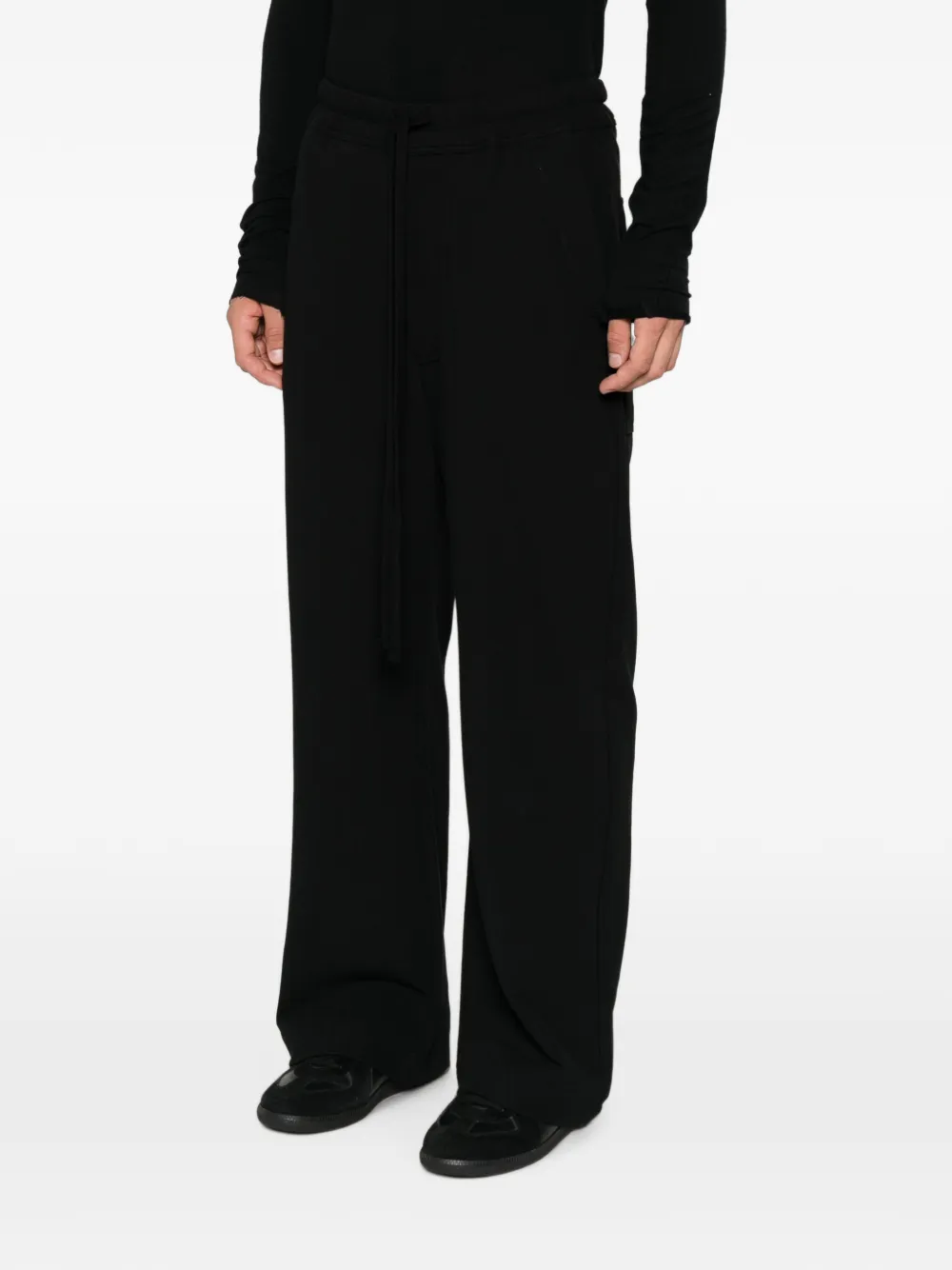 Thom Krom drawstring wide-leg trousers Zwart