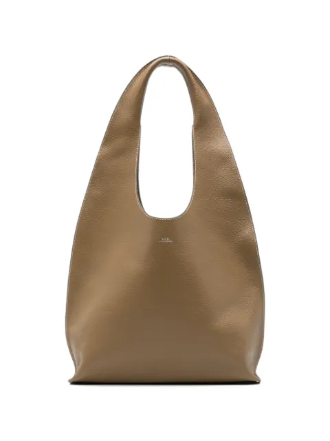 A.P.C. Le Neige Clou leather tote bag