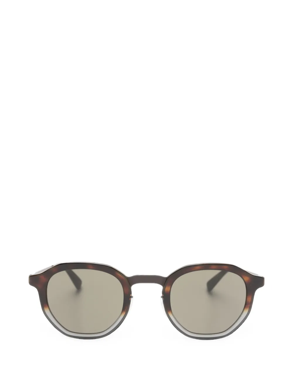 Mykita lunettes de soleil Sawyer A63 à monture géométrique - Marron Mykita lunettes de soleil Sawyer A63 à monture géométrique - Marron