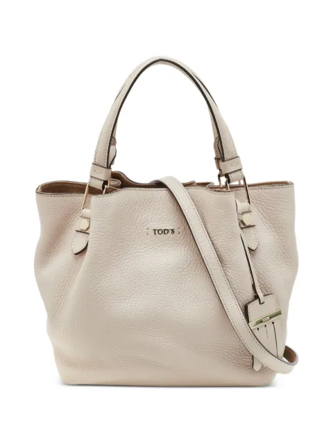 Tod's Vintage Flower leather tote bag