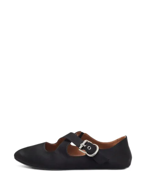 Alaïa Pre-Owned criss-cross buckle ballet flats