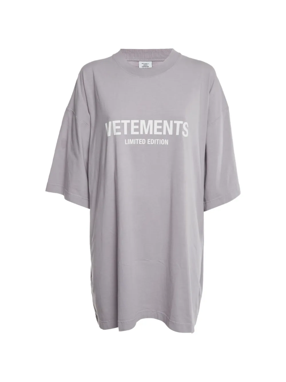 VETEMENTS logo-print T-shirt - Violett