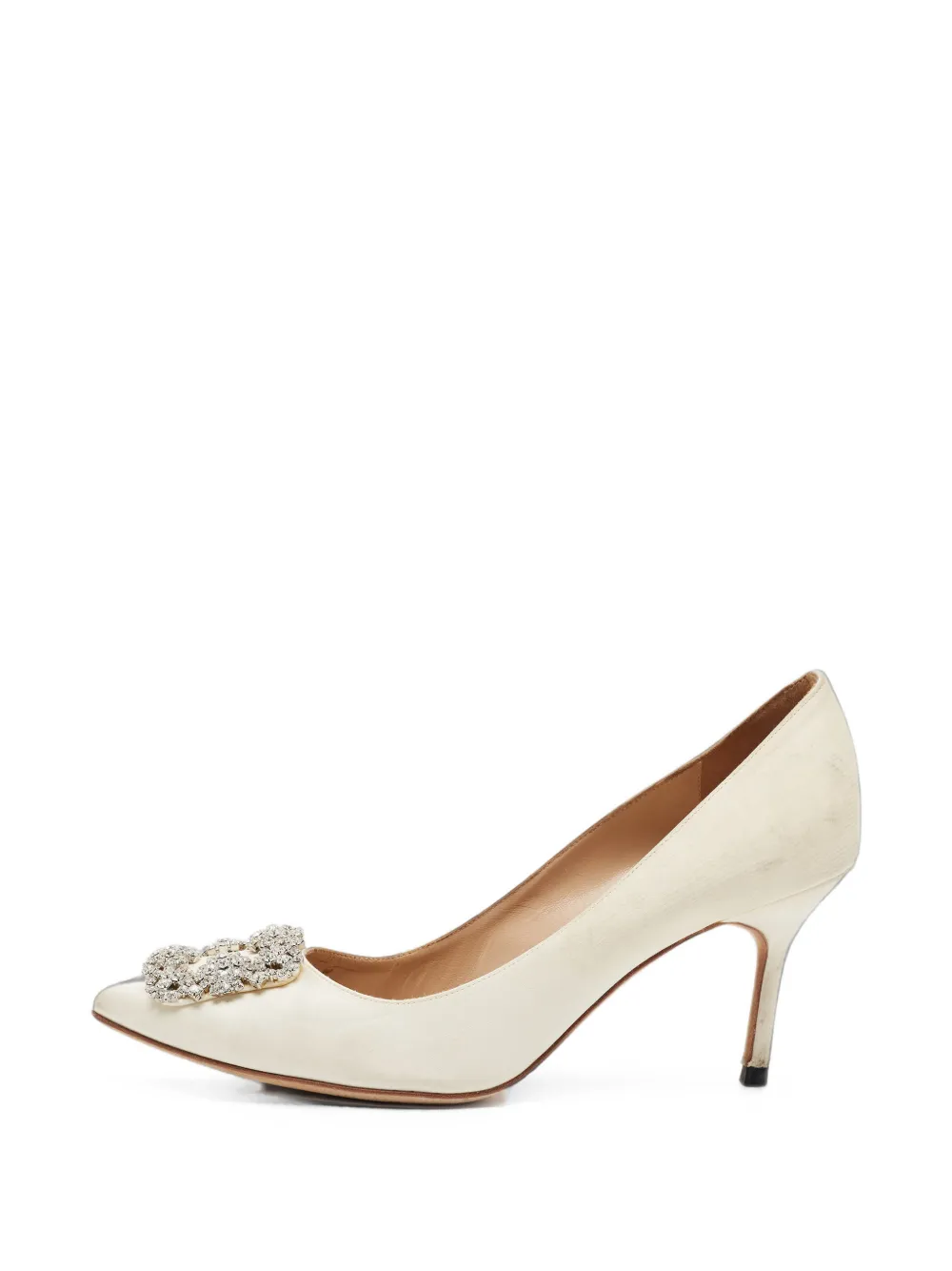 Manolo Blahnik Hangisi pointed-toe pumps - Nude