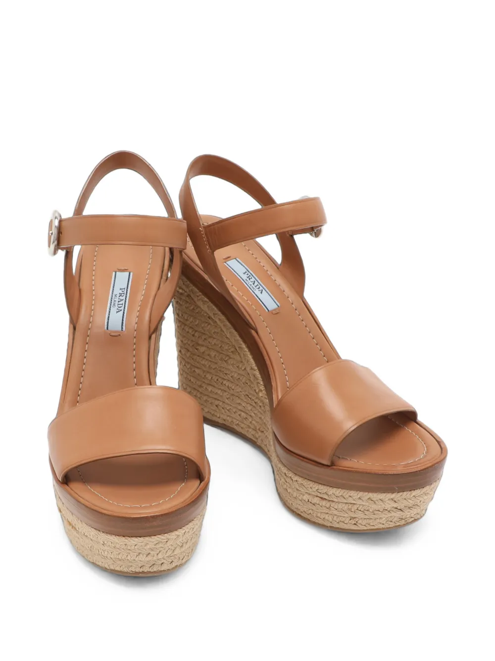 Prada Pre-Owned wedge platform sandals Bruin