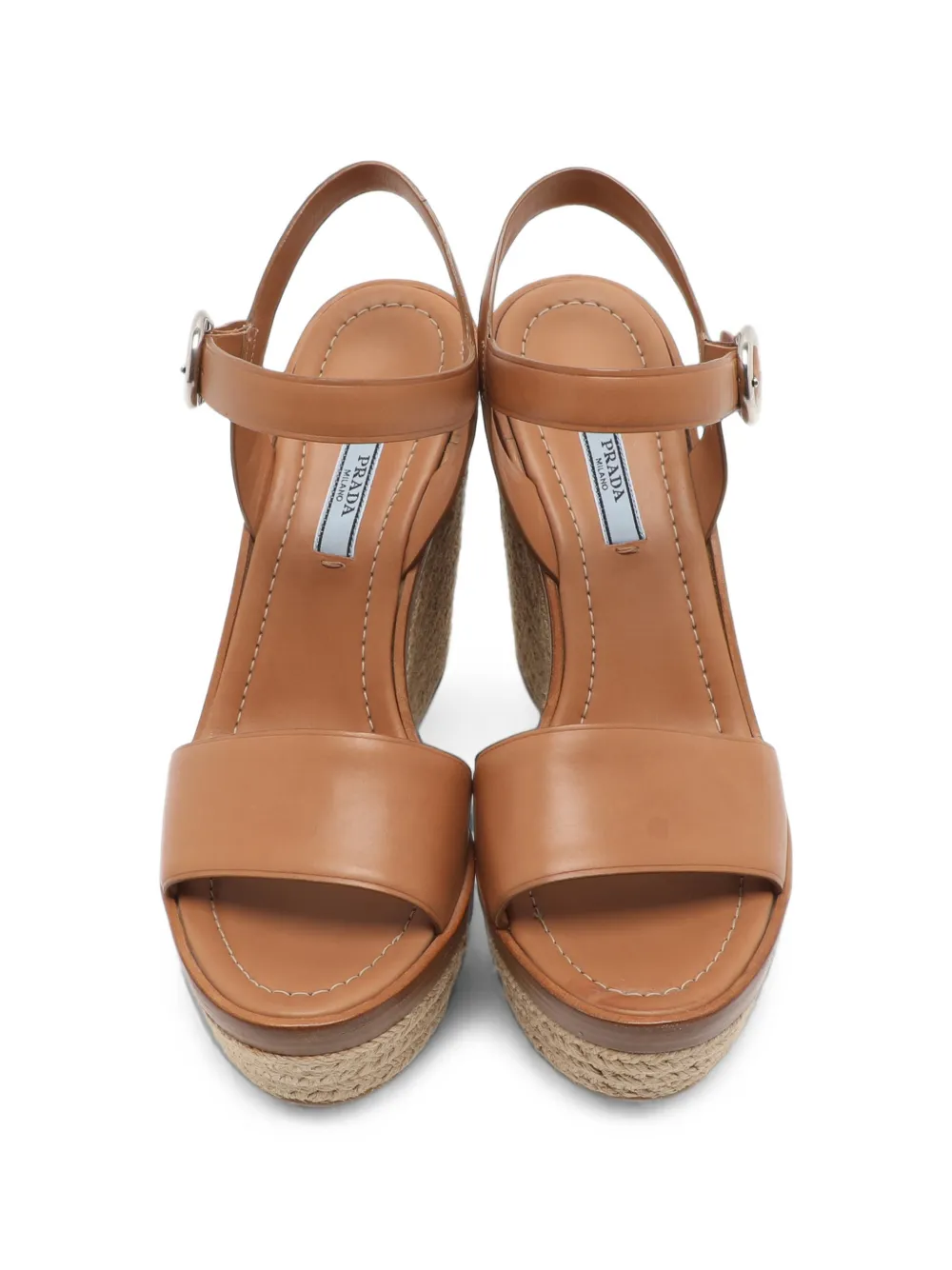 Prada Pre-Owned wedge platform sandals Bruin