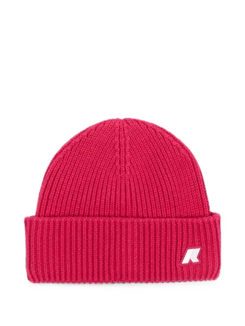 K Way Kids E. Brice ribbed-knit beanie hat