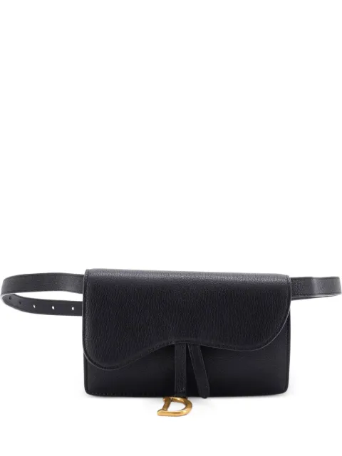Christian Dior Pre-Owned Saddle Rectangular Leather belt bag