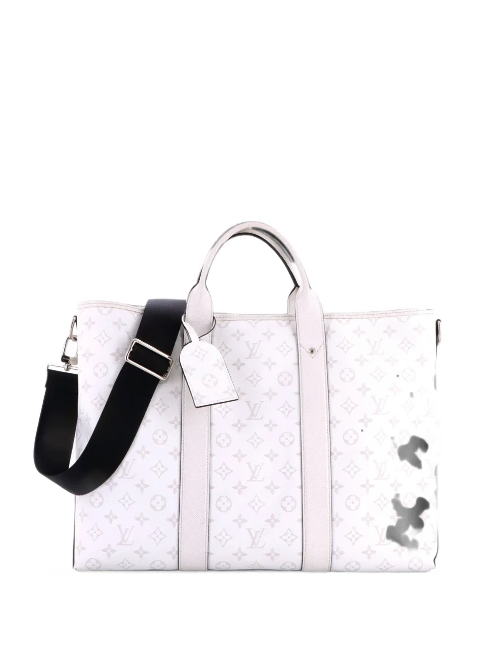 Louis Vuitton Pre-Owned Borsa tote Weekend NM Monogram Taïgarama - Bianco