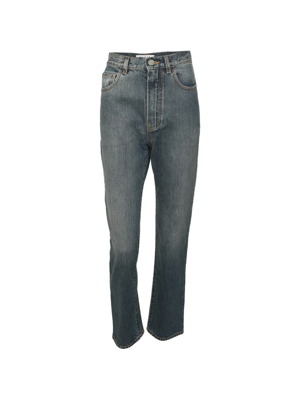 Alaïa Pre-Owned high-waist jeans - Blu