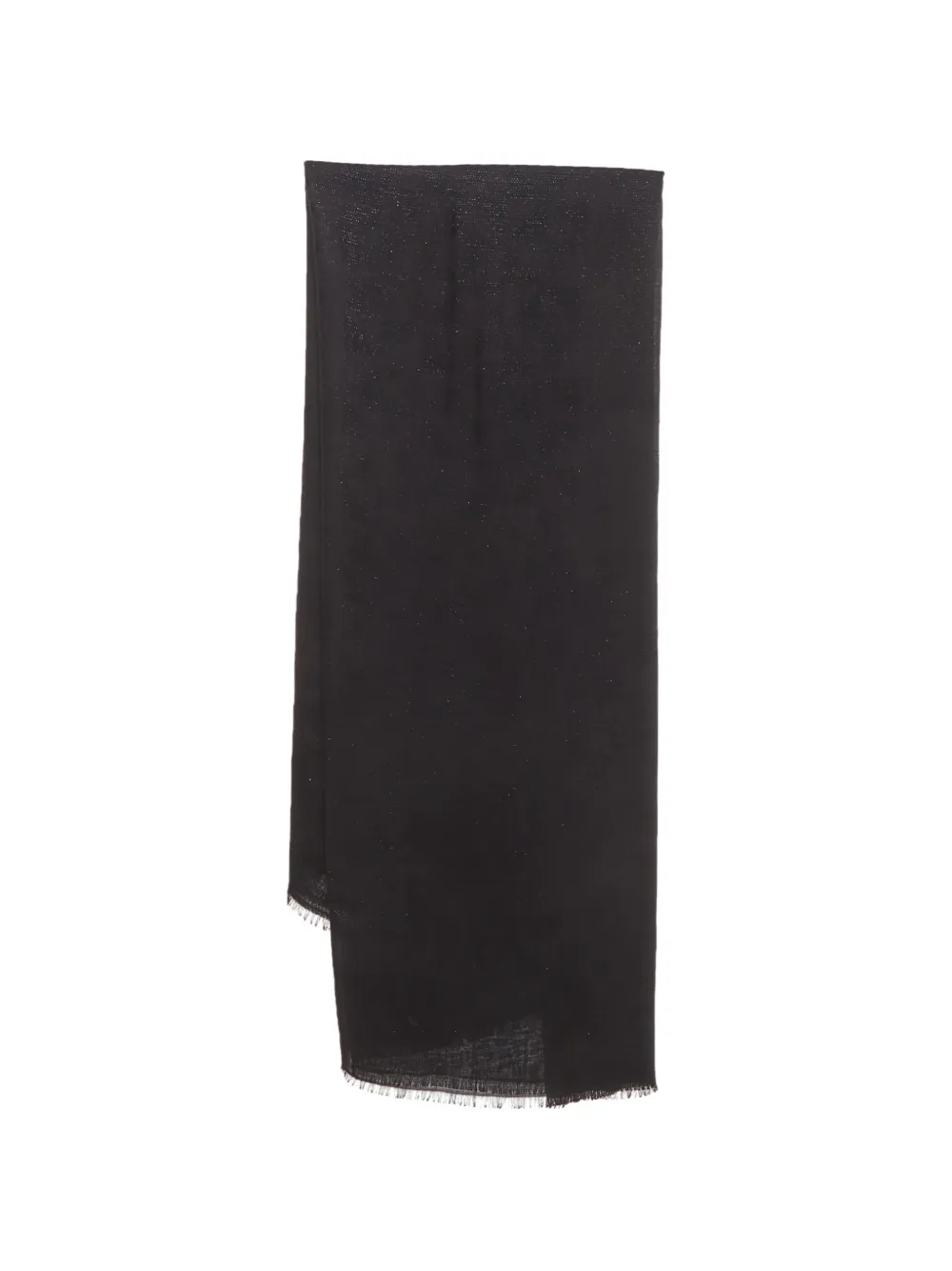 Prada Pre-Owned fringed scarf - Nero