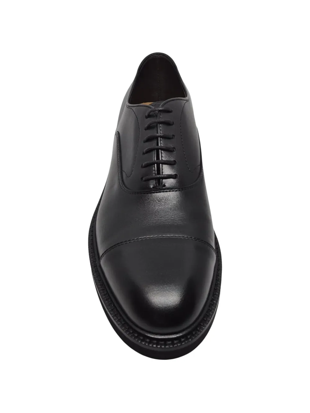 Henderson Baracco lace-up leather oxford shoes Zwart