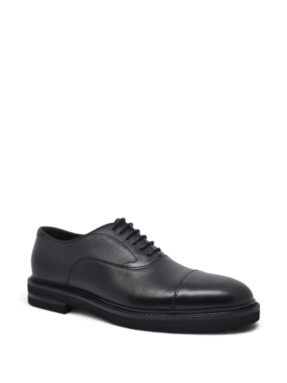 Henderson Baracco lace-up leather oxford shoes Zwart