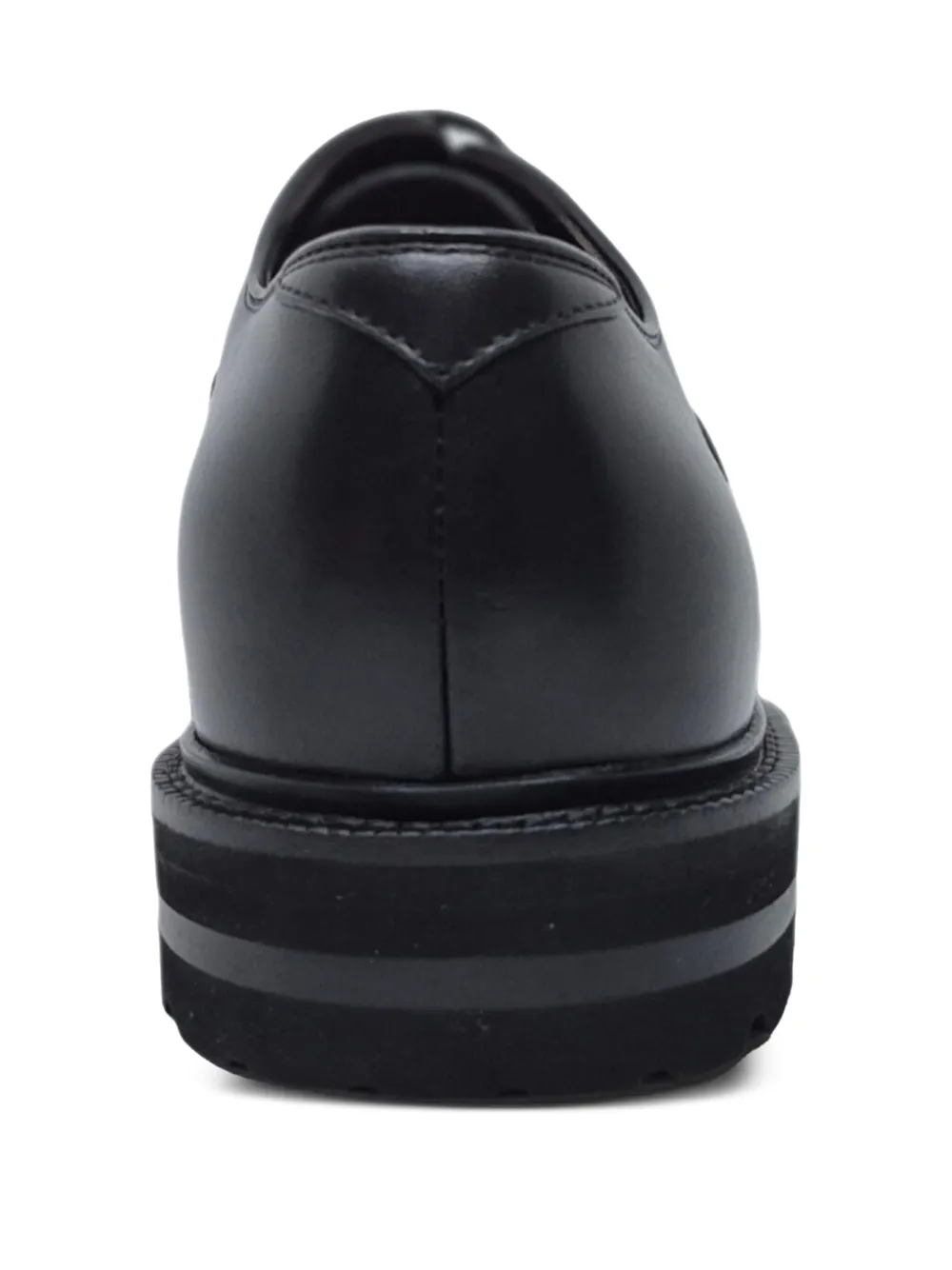 Henderson Baracco lace-up leather oxford shoes Zwart