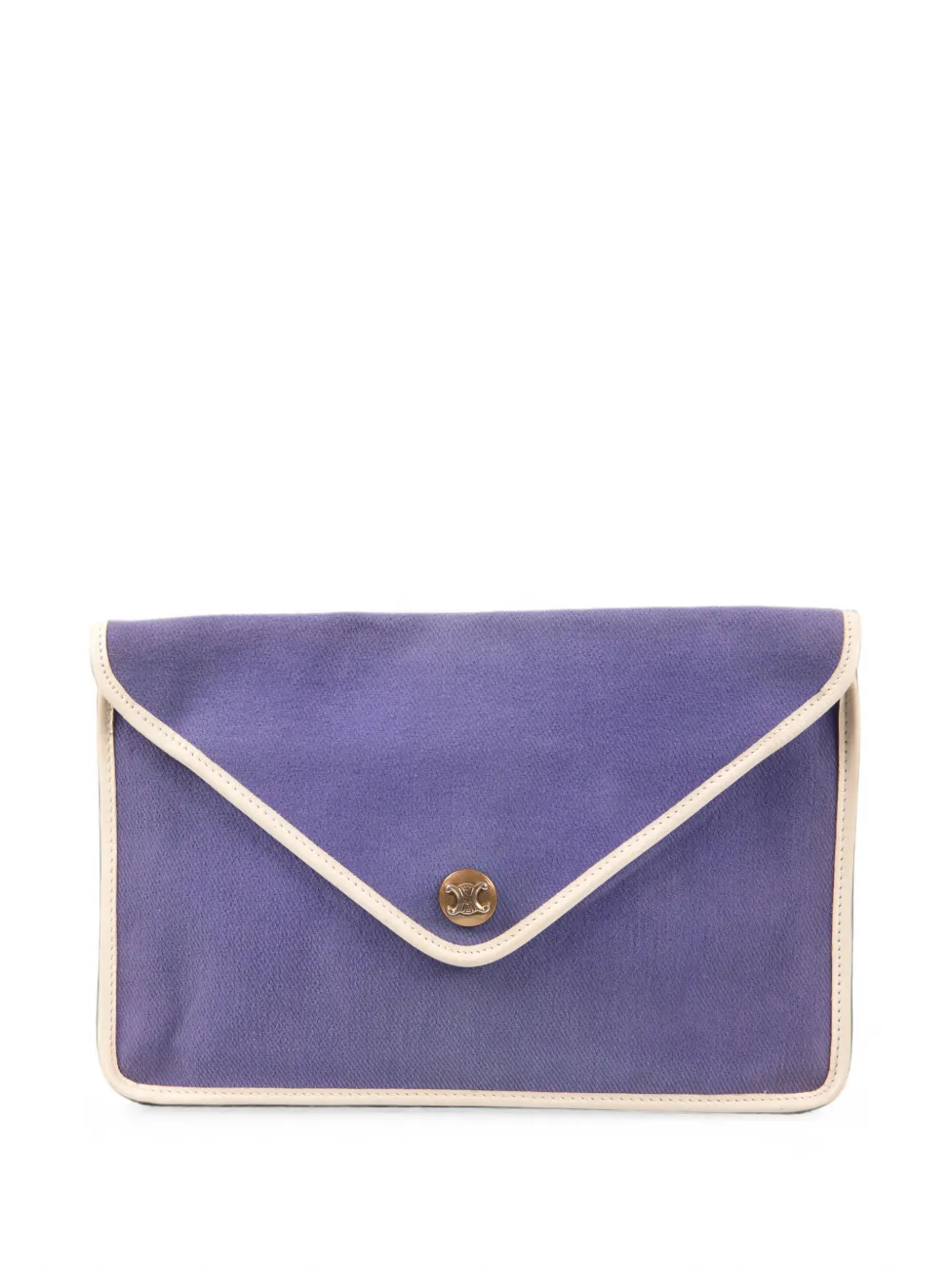 Celine Pre-Owned 1970s Triomphe clutch bag - Viola