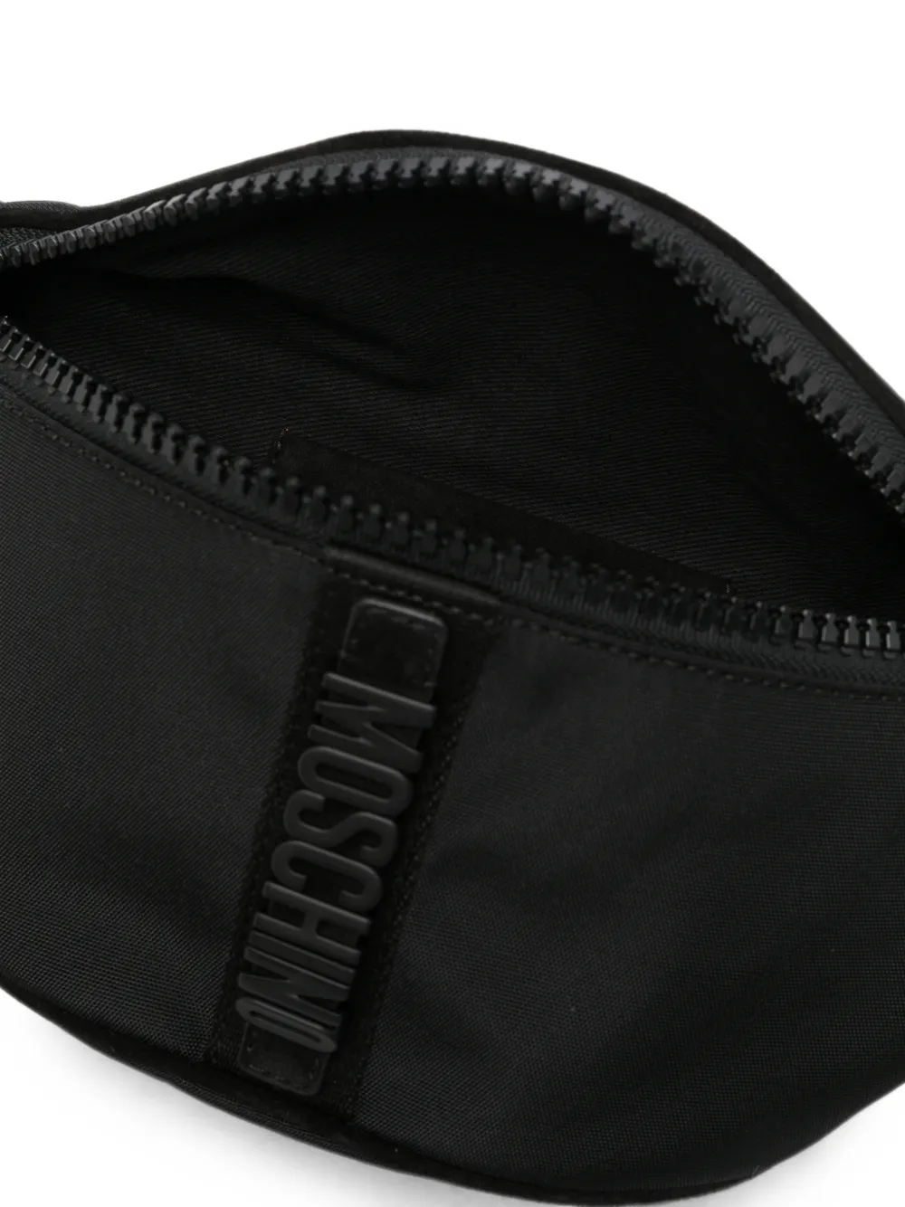 Moschino Heuptas met logopatch Zwart