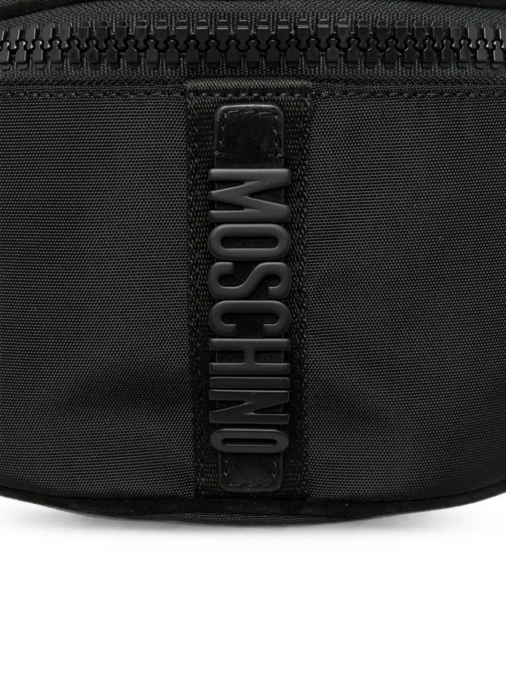 Moschino Heuptas met logopatch Zwart