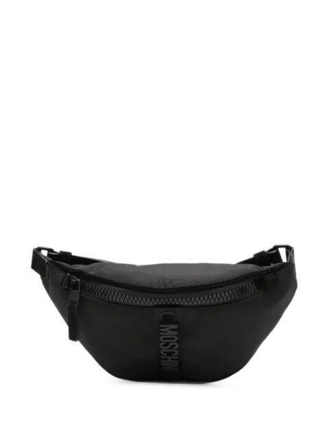 Moschino logo-patch belt bag