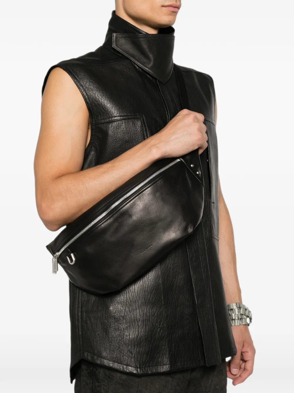 Rick Owens Leren heuptas Zwart